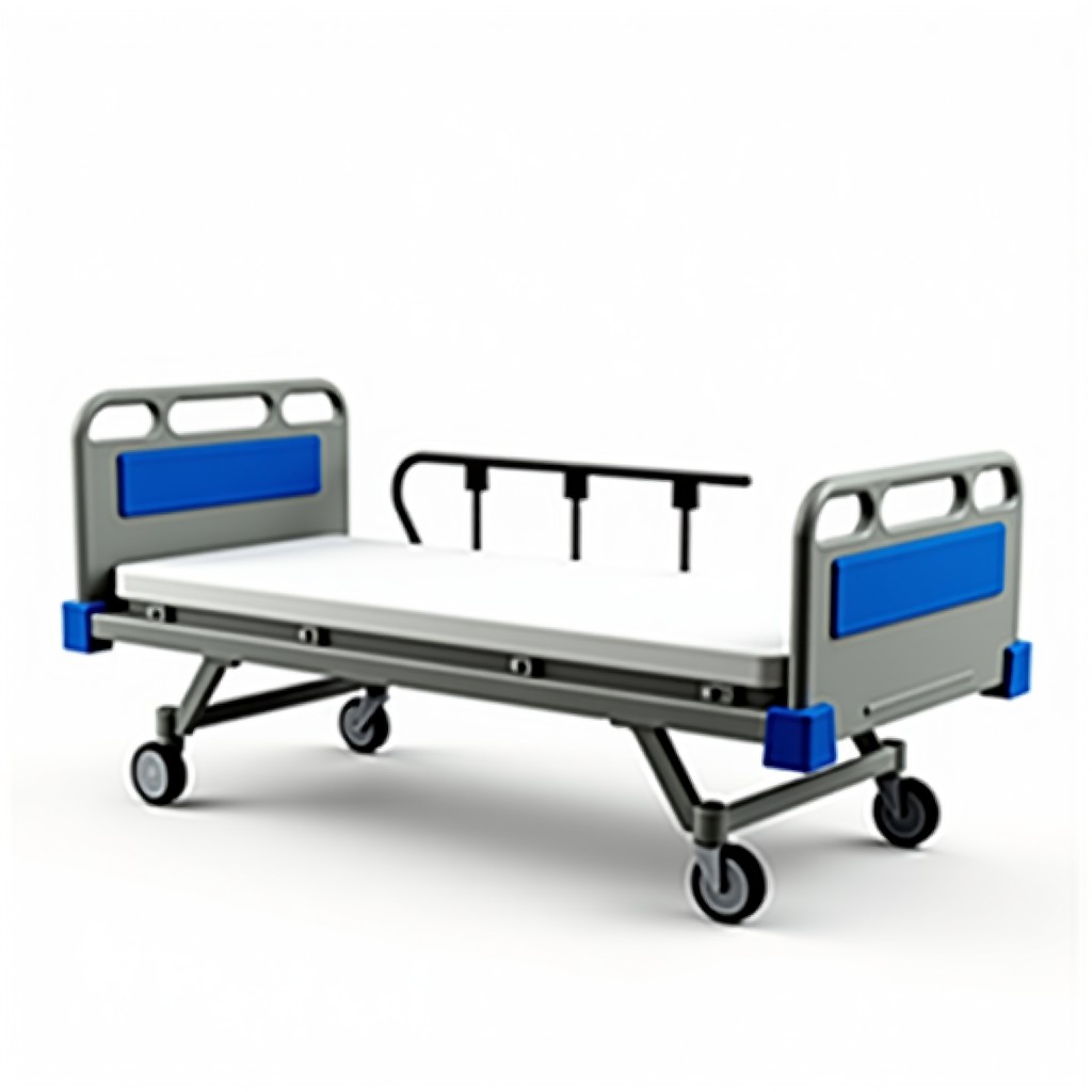 Manual Hospital Bed - Manual crank hospital beds with adjustable features